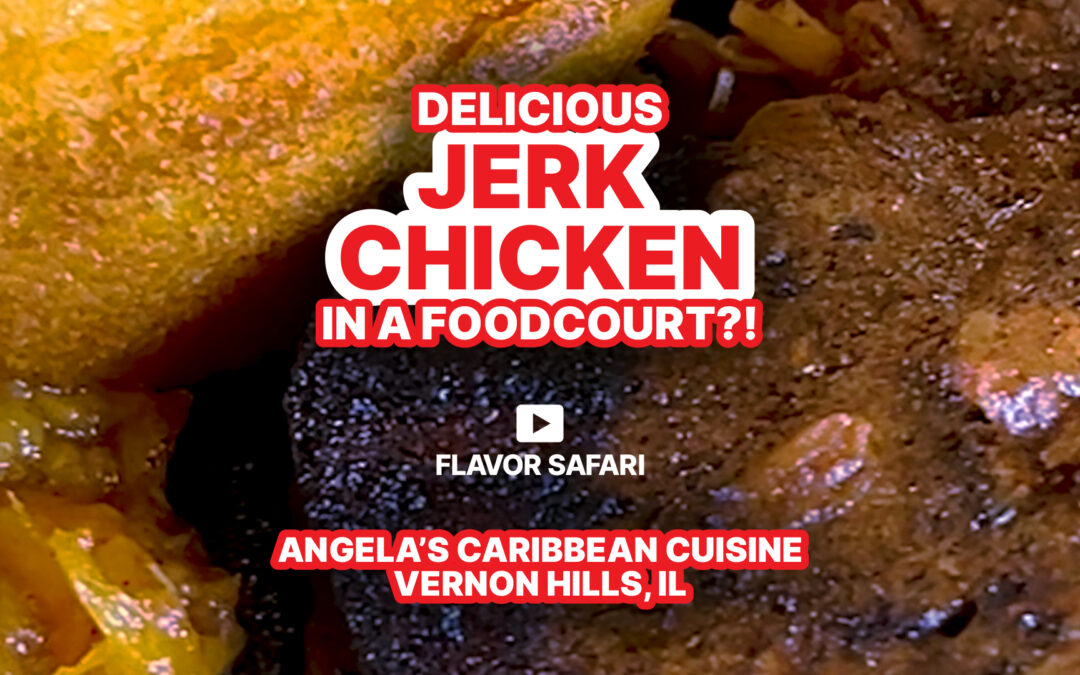 Caribbean Food in a Food Court, Angela’s Caribbean Cuisine, Vernon Hills IL
